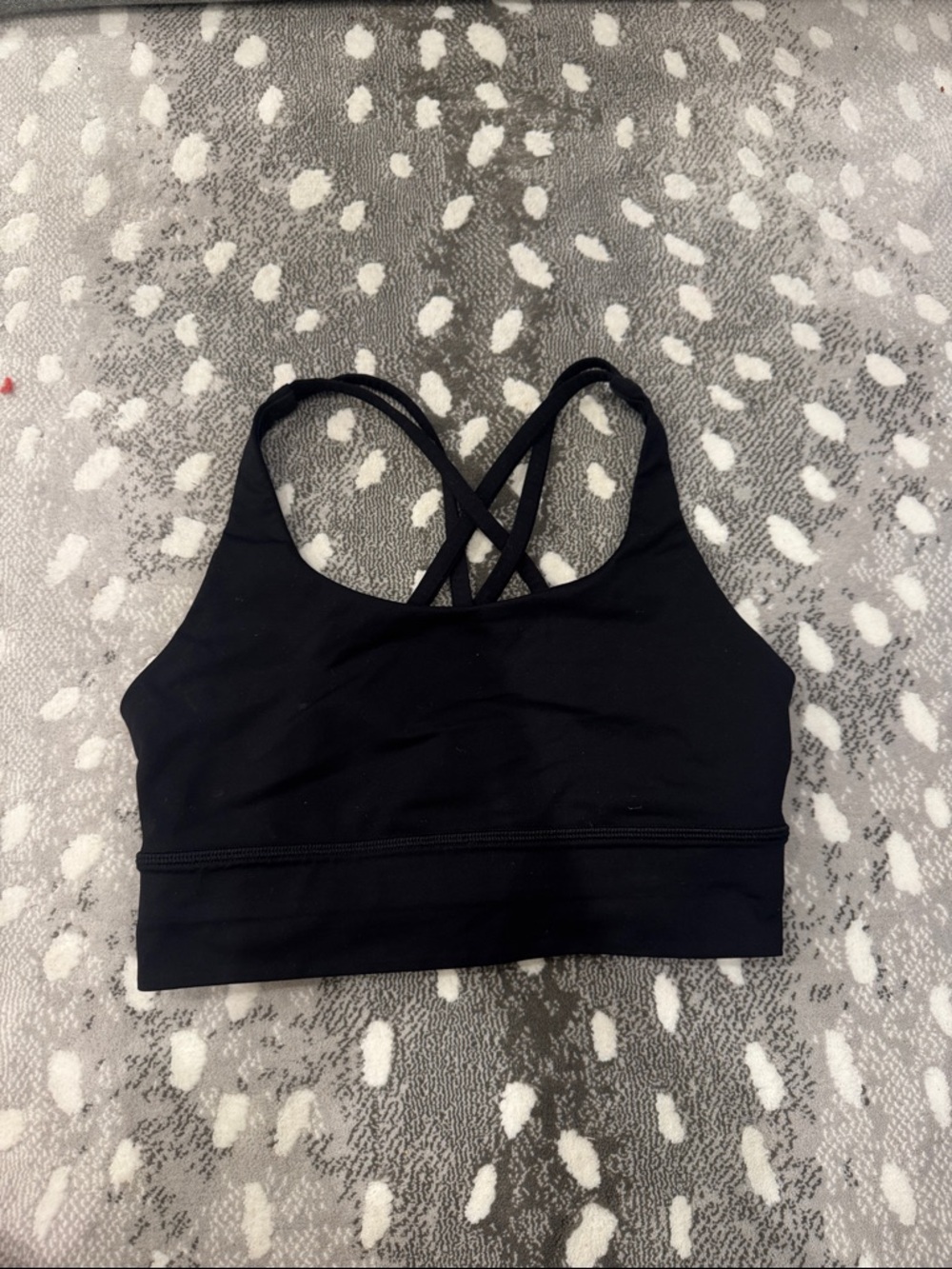 lululemon athletica Black Crisscross Sports Bra
